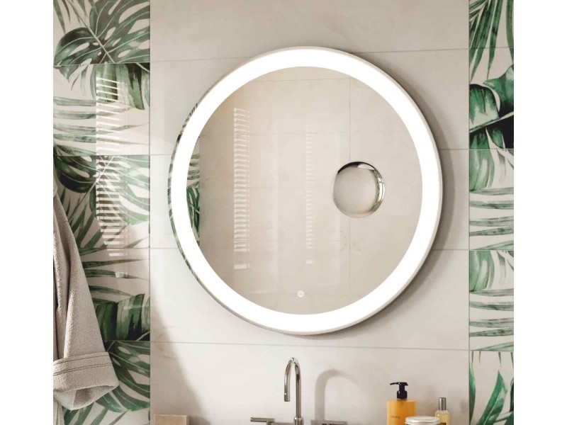 Овальное  Зеркало для ванной комнаты Aroma LED